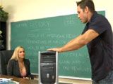 La profesora y el tecnico informatico